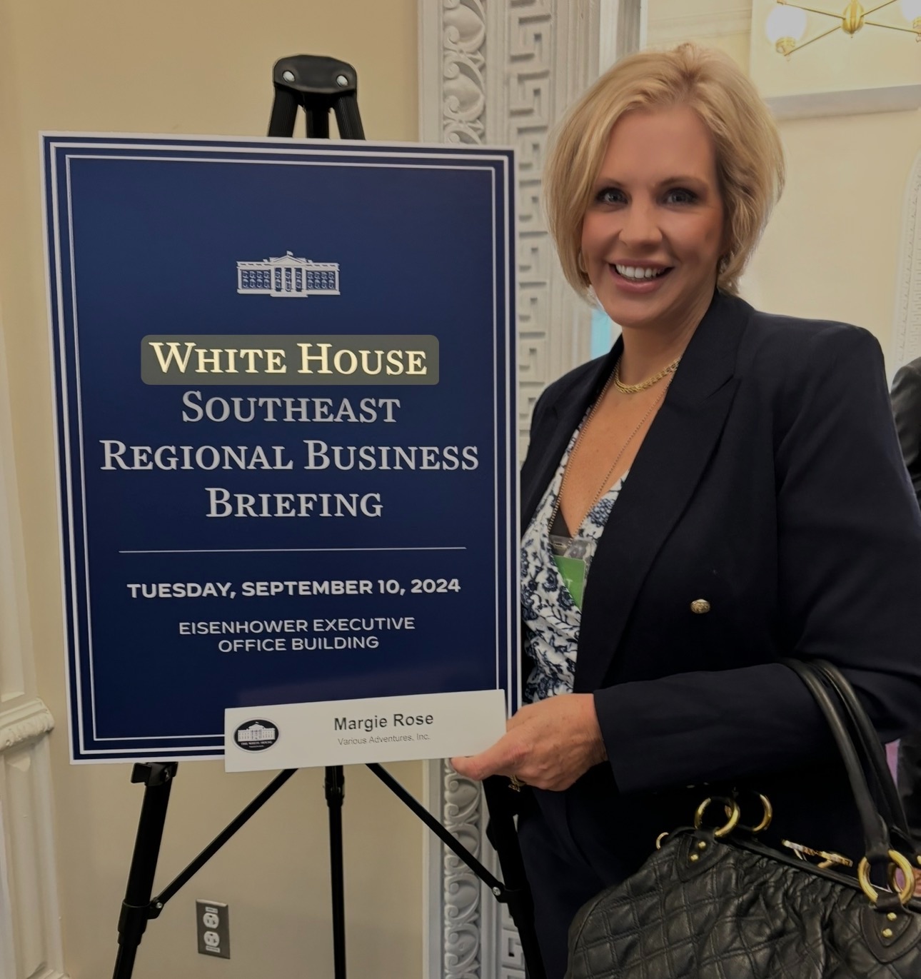 Margie Rose at the White House Southeast Regional Business Briefing, September 10, 2024